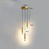 Modern Led Long Pendant Light for Bedroom Bedside Living Room Hanging Lamps Reading Lighting Double Spotlight Decor Chandelier