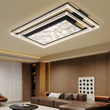 Modern Living Room Led Lights Square Creative LED Ceiling Lamp Bedroom Ceiling Pendant Lamp Indoor Home Dining Room Lighting