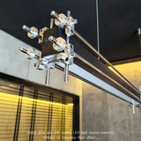 Designer Restaurant Pendant Lights Industrial Style for Cafe Office Bar 80cm to 240cm Long Minimalist Hanging Lamp