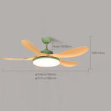 Modern White Ceiling Fan With Led Light Ceiling Light Fan Ceiling Fans With Lights Led Fan Lamp Remote Control