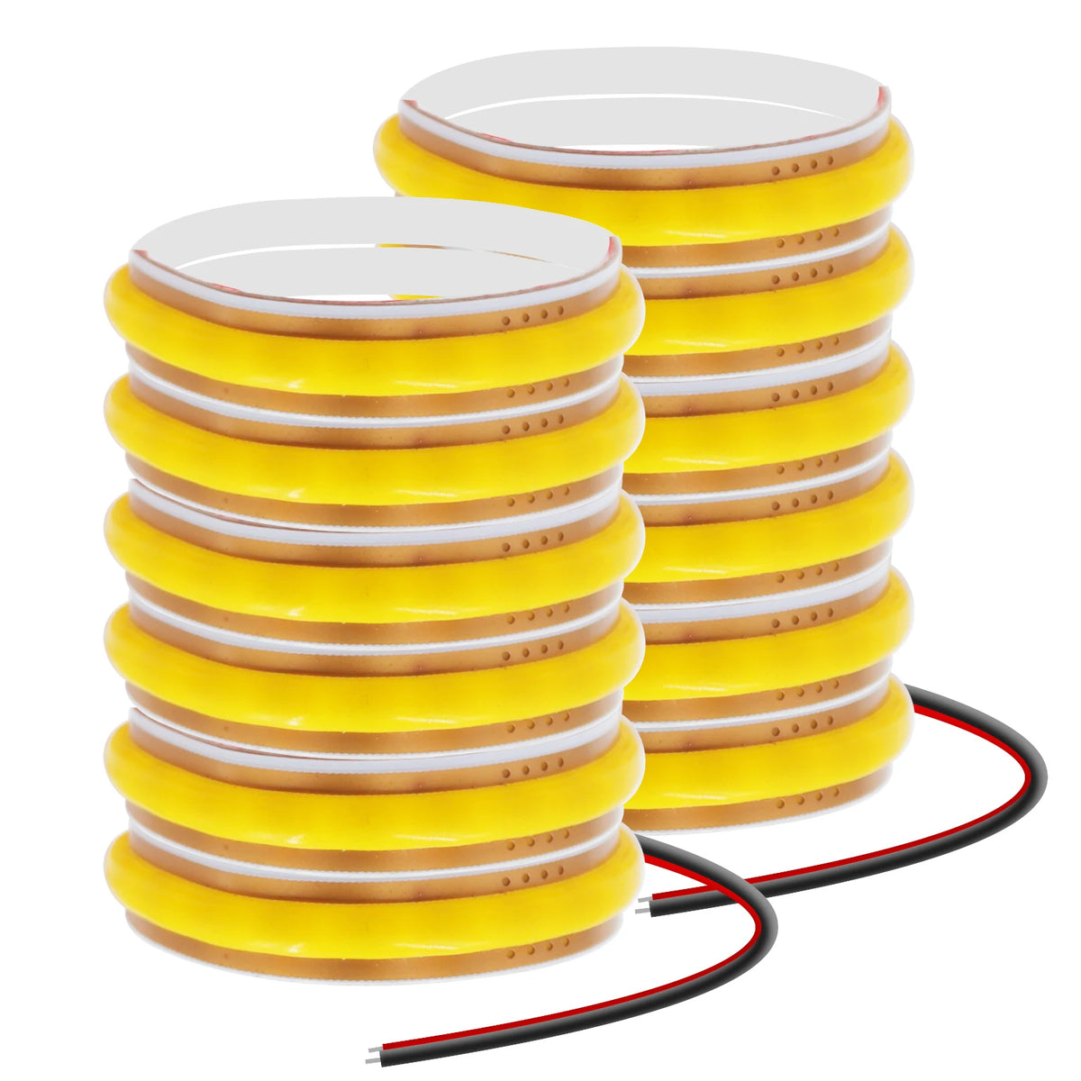 DC 12V/24V Cuttable COB LED Strip Lights (400 LEDs/m, 3000K/4000K/6000K) - Flexible Linear Tape Light for Indoor Home Decor (1m–10m)