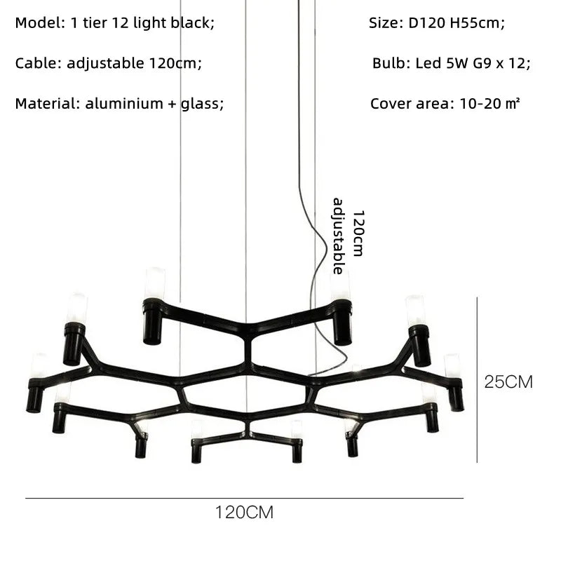 Modern Luxury Foyer G9 Led Chandelier Lustre Metal Pendant Chandelier Lighting Stairs Hanging Lamp Deco Led Indoor Light Fixture