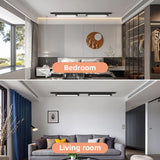 LED Track Light System & Rail Kit - Modern Ceiling Floodlight Spot Lighting Fixture for Living Room, Bedroom, Office & Clothing Store