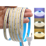 High-Density AC 110V 220V LED Strip Light - 240 LEDs/M Flexible Ribbon