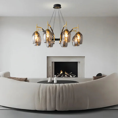 Nordic Pendant Lamp For Living Room Hall Bedroom Vintage Led Farmhouse Chandelier Interior Home Decors Ceiling Lighting Fixture