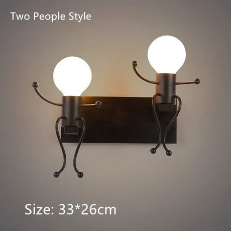 LED Wall Lights 110V-220V E27 Base Nordic Style For Home Bedroom Bedside Living Room Minimalist Sconce Light Art Decors Lamps