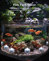 Waterproof LED Flameless Tealight Candles - Submersible Underwater Pool & Party Lights