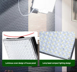 106LED Solar Light Outdoor Waterproof with Motion Sensor Floodlight Remote Control 3 Modes for Patio Garage Backyard Solar Lamp