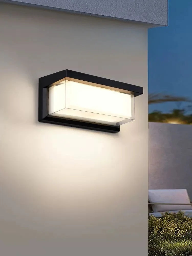 Sports Radar Voice Sensor Wall Light LED Outdoor Waterproof Wall Light 20W AC85-265V IP65 for Porch Balcony Courtyard