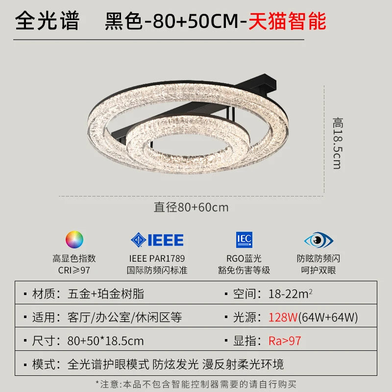 Italian minimalist bedroom ceiling light modern simplicity advanced sense eye protection living room light luxury atmosphere roo