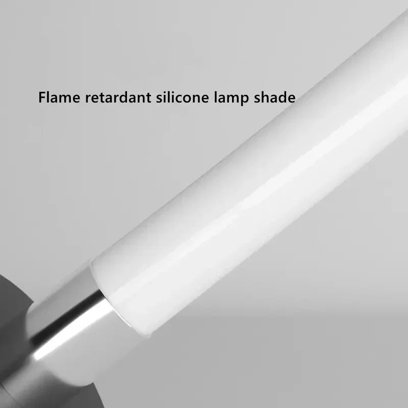 Nordic Long Line Chandelier Modern Flexible Long Tube LED  Lights Restuarant Cafe Bar Dining Room Pendant Lamps