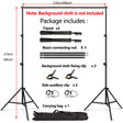 Photography Studio Backdrop Stand Photo Video Studio Background Stand Backdrop Support System Kit Scenery Shelf Frame Light Kit