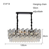 2025 New Modern High-End Light Luxury Crystal Chandeliers for Living Room Dining Bedroom Indoor Decor Lighting Lustres Fixtures