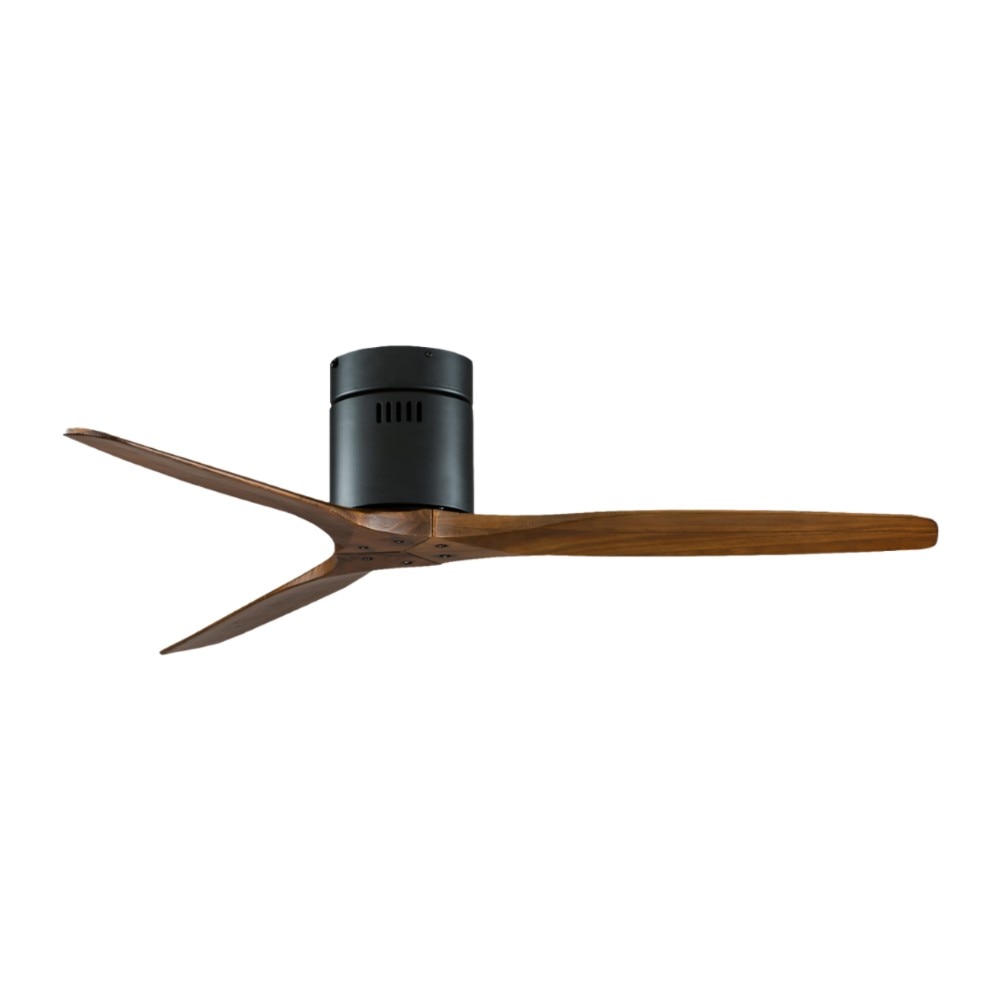 Brushed Luxury 3 Wooden Blade DC 85V - 260V Motor Decorative Ceiling Fan Ventilator Light Remote Control Free Shipping