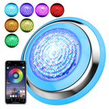 Led Pool Light Bluetooth Control Waterproof IP68 47W RGB Swimming Pool Light with 4.7 M Cord Three Channels