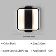 Modern LED Wall Lamp Clock Sconce for Bedroom Bedside Living Dining Room Aisle Porch Corridor Home Decors Lighting Fixture Luster