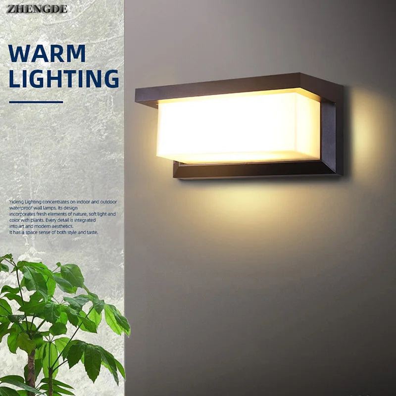 Led Outdoor Wall Lamp Led Outdoor Wall Light Waterproof Light Outdoor Porches Led Light Motion Sensor Light Outdoor Lighting