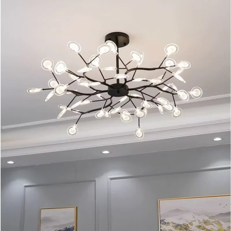 Nordic Led Creative Chandelier Modern Branch Ceiling Pendant Light For Living Room Home Decoration Lustre Indoor Lighting Lamps