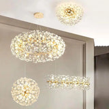 Nordic Crystal Led Ceiling Pendant Lamp Modern Clear Crystal G9 LED Lamp for Dining Room Bedroom House Decor Suspension Lamp