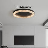 Italian Luxury LED Crystal Chandelier - Modern Flush Mount Ceiling Light