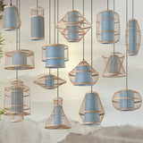 Chinese Bamboo Weaving Bamboo Chandelier Zen Tea Room Hot Pot Restaurant Light Hotel Hotel Balcony Japanese Retro Lantern Lights