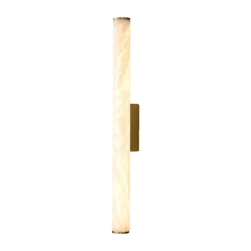 Nordic Lamps Long Stripes Minimalist All Copper Marble Wall Lamp Modern Lighting Luxury Living Room Bedroom Home Decor LED