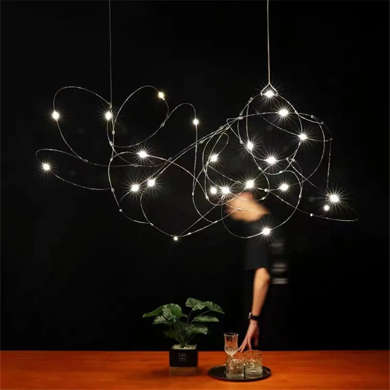 Disc Quasar Chandelier Nordic Moooi Flock lamp Firefly designer lamp for Hotels luxury dinning room furniture stairwell lighting