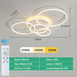 Modern LED Ceiling Chandelier Lighting For Home Living Study Room Bedroom Dimmable Ceiling lamp Indoor Lighting decoration Lamps