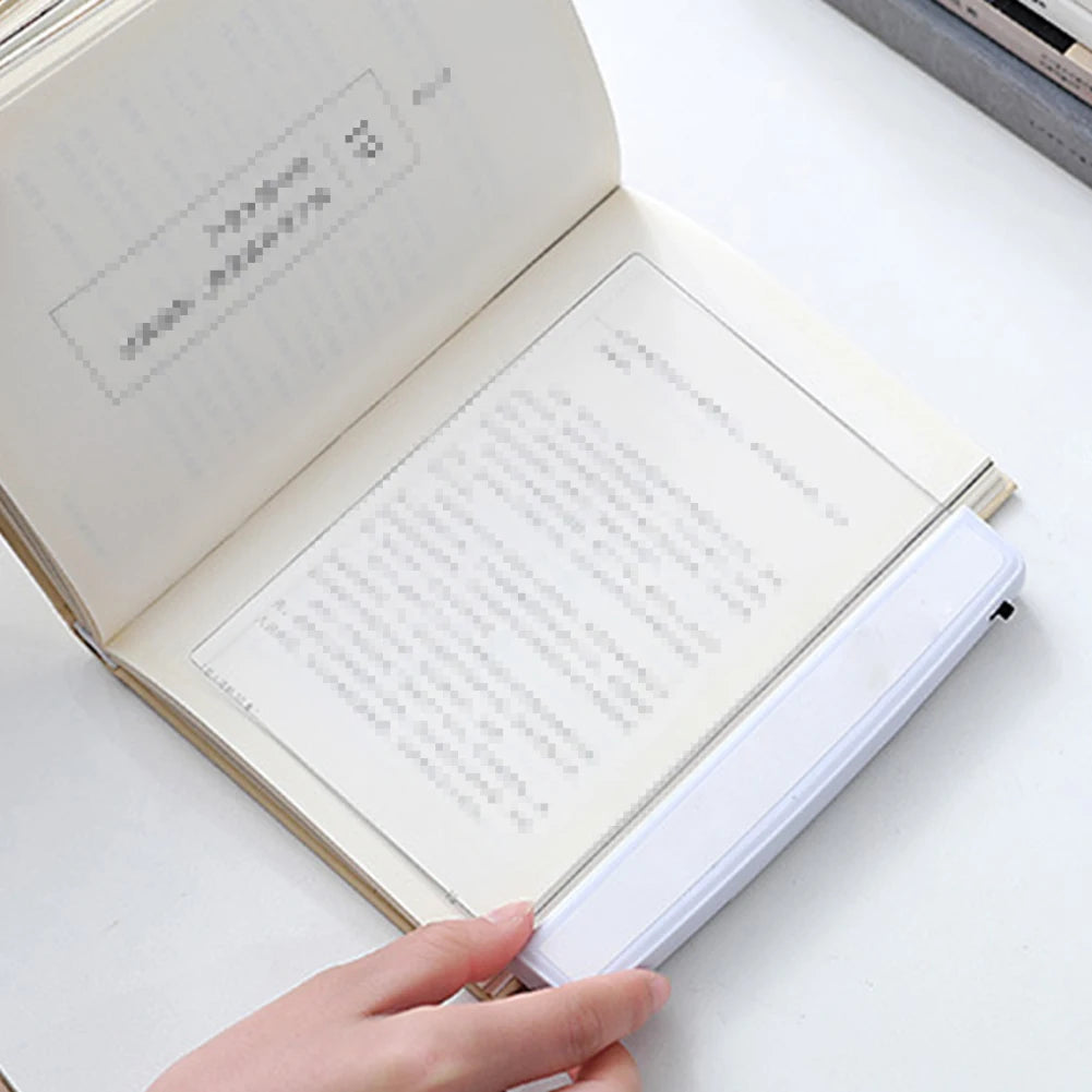 Portable LED Book Light Battery Powered Flat Plate Led Book Lamp Eye Care Reading Lamp for Reading In Bed At Night