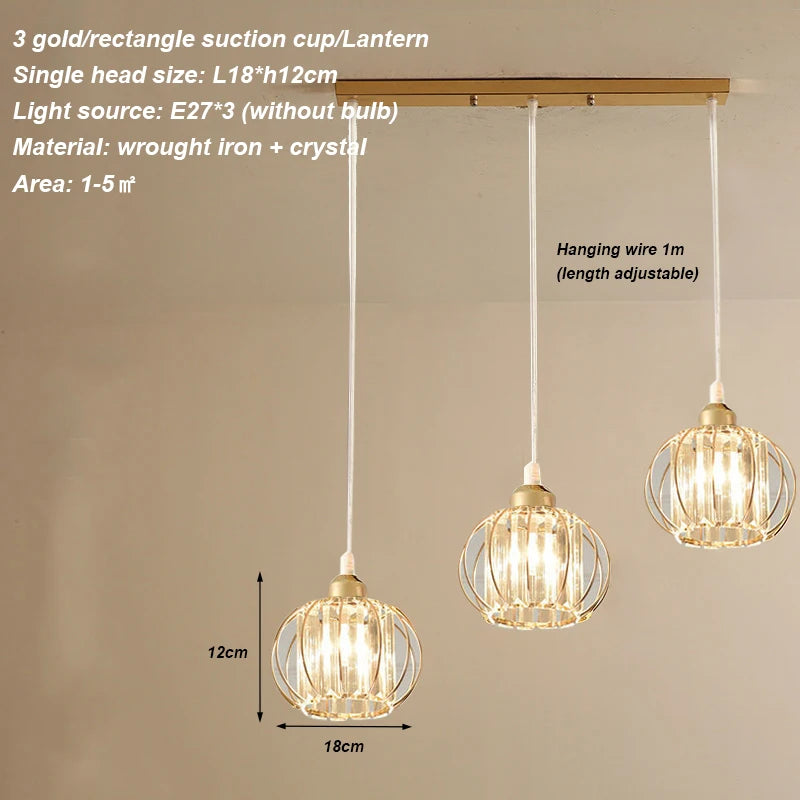 Modern crystal chandelier living room ceiling chandelier bedroom ceiling lamp hallway porch chandelier balcony foyer lighting