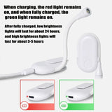 1-3PCS Mini Folder Clip Night Lamp Portable Book Night Light Eye Protection Desk Lamp Rechargeable For Bedroom Reading Lighting