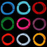 LED Car Light Lamp Flexible Auto Interior Decorative Atmosphere  Wire Strip Cold LED Light