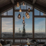 2026 Nordic Pocket Glass Chandelier Table Dining Kitchen Island Pendant Lights Minimalist Decor Lighting Suspension Design Fixtu
