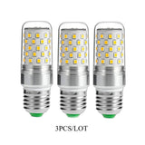 E26 E27 LED Corn Light Bulbs 12W 9W Lamp 80W Incandescent 1000lm Warm White 2700K Edison Screw Candle Home Bedroom 3PCS