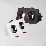 Dimmable Recessed COB LED Downlight 9W 12W 15W 18W Anti Glare LED Ceiling Lamp AC85~265V LED Ceiling Spot Lights Indoor Lighting