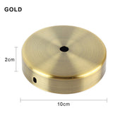 Metal Pendant Plate Vintage Light Base Accessory Black Retro Ceiling Canopy Sconce Mount Wall Lamp Holder Fixture
