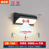 LED Outdoor Lights Waterproof IP65 Motion Sensor Light Outdoor Wall Light Outdoor Lighting AC85-265V Villa Balcony Wall Lamp