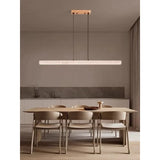 Trendy Home Decoration Round Linear Natural Stone Chandelier Lighting Lustre Para Sala Estar Hanging Lamps For Dinning Room