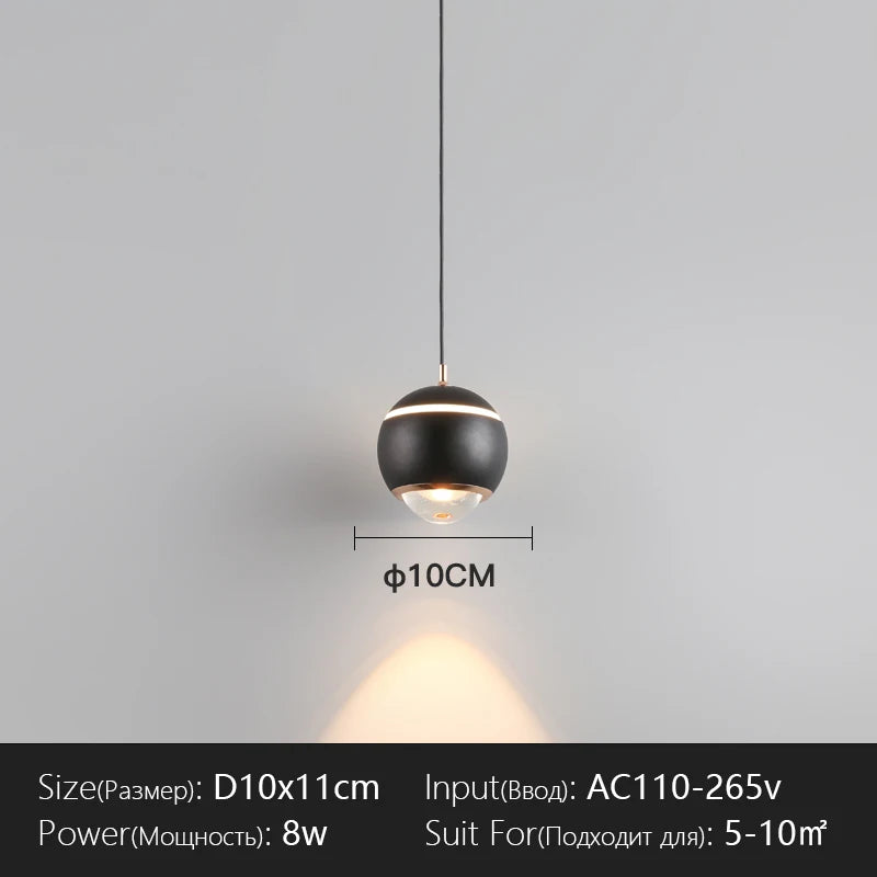 2026 Modern LED Pendant Lamp Bedside Chandelier Indoor Decoration Lamp for Bedroom Dining Room Bar Hotel Creative Chandelier New