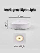 LED Night Light Smart Human Body Sensor with Digital Sensor Head Magnetic Suction Wireless-Use Eye Protect Night Lamp