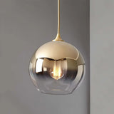 Nordic Modern Minimalist Creative Bedroom Bedside Lamp Whole House Cafe Restaurant Bar Round Glass Small Chandelier