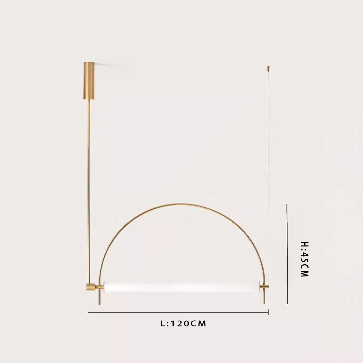 Minimalist LED Hanging Chandelier - Modern Pendant Light for Living Room & Office