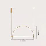 Minimalist LED Hanging Chandelier - Modern Pendant Light for Living Room & Office