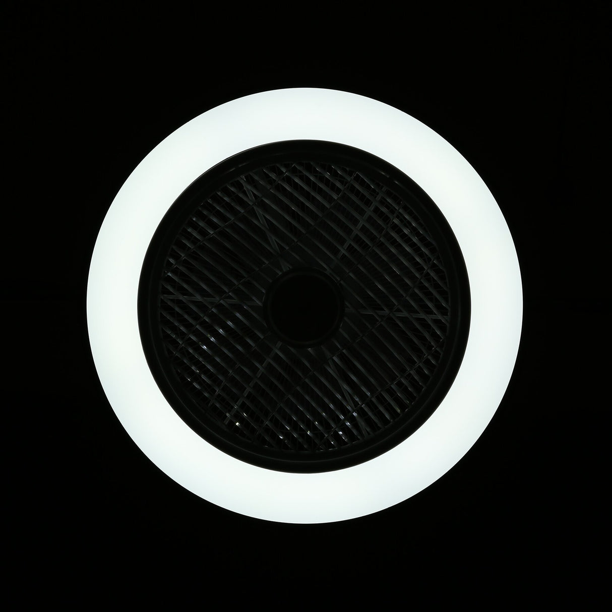 LED Light Ceiling Fan with Lamp Remote Control Modern Lighting 72W Three-color Adjustable 22 inch