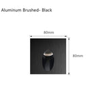 Recessed Wall Sconce Lamp Led Stair Lighting Interior Step Light Aluminum Nightlights with Box for Bathroom 110V/220V/12V