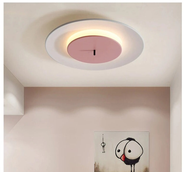 SHIDE Macaron Ceiling Lamps led Lights For Room Bedroom Smart Lamp Lighting Fixture Ultrathin Led Ceiling Light For Living Room