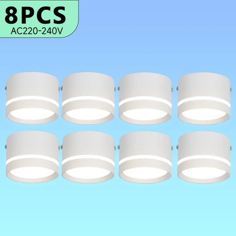 Surface Mounted Ceiling Downlight Lamp Spotlight 5/10/15w Cob Led Spot Lights Ceiling Fixtures Lighting For Bedroom Kitchen Home