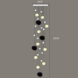 Modern Stair chandelier Pendant lights indoor lighting Ceiling lamp hanging light led Chandeliers for living room indoor lightin