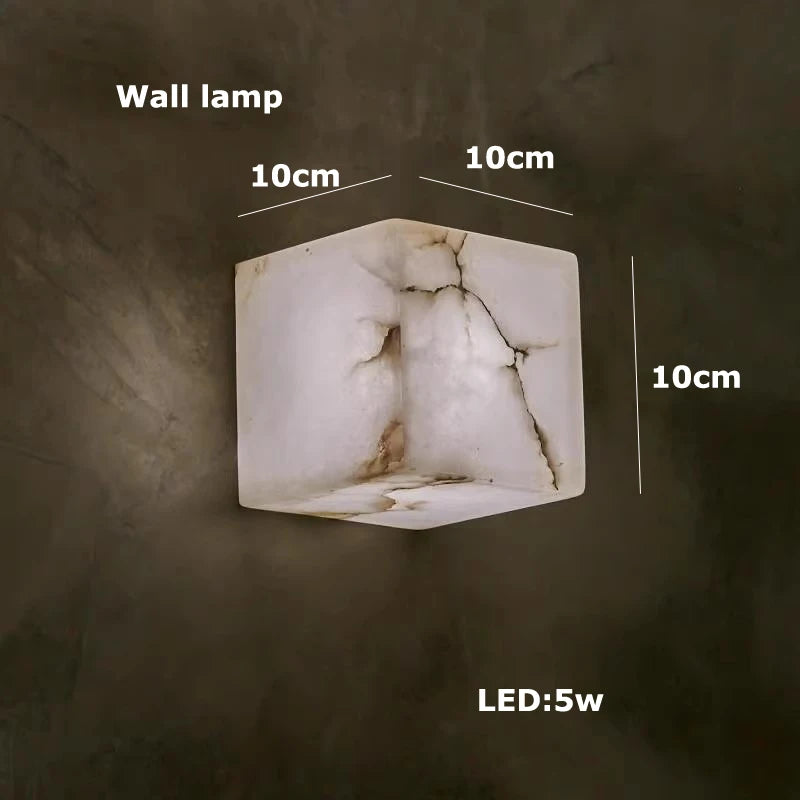 Rubik's Cube Marble Home Decoration Gold LED Chandelier Lighting Hanging Lamps 2026 New Trend Lustre Para Sala Estar For Foyer
