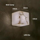Rubik's Cube Marble Home Decoration Gold LED Chandelier Lighting Hanging Lamps 2026 New Trend Lustre Para Sala Estar For Foyer